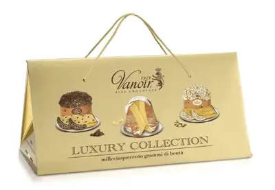 Итальянский набор панеттоне Vanoir Luxury Collection Panettone 3шт 1.5кг (9781) фото 1