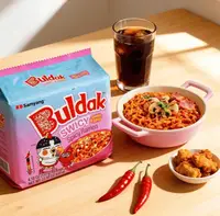 Лапша Samyang Buldak Swicy Sweet and Spicy Chicken Flavored Ramen Noodles 5шт х 130г