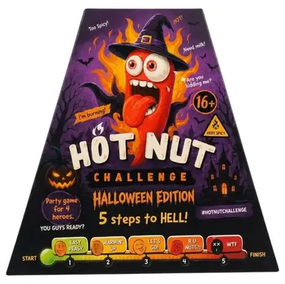 Острый снек Hot Chip Hot Nut Challenge Halloween Edition 24г (11997) фото 1