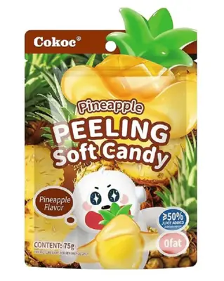 Желейные конфеты Cokoc Peeling Soft Candy Pineapple 75г (10154) фото 1