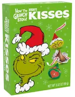 Новогодние конфеты Гринч Hershey's Kisses Grinch Milk Chocolate Christmas Candy 100 г