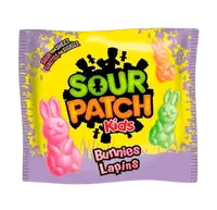 Пасхальные жевательные конфеты Sour Patch Kids Bunnies Sour Candy 1шт, 12.5г