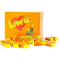 Жвачка Love Is Orange Pineapple апельсин-ананас 20x100 шт. (оптом)