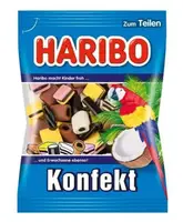 Лакричні жувальні цукерки Haribo Konfekt 175г