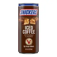 Холодна кава Victor Allen's Coffee Snickers Iced Coffee Latte Ready to Drink 237 мл