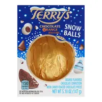 Апельсин шоколадный Terry's Snowballs Milk Chocolate Orange 147g