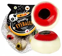 Желейные конфеты Halloween Gummy Eyeball Strawberry Flavour Sweets 112г