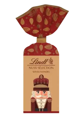 Шоколадные конфеты с миндалем Lindt Nuss Selection Weiss Mandel 100 г (7874) фото 1
