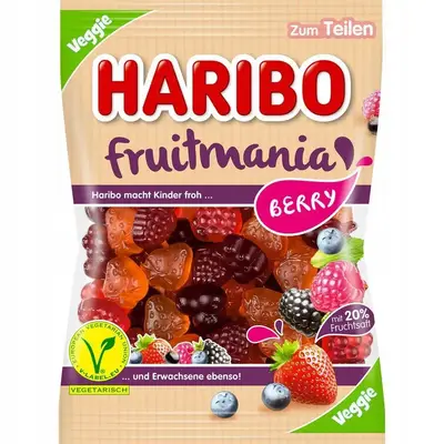 Желейки Haribo Fruitmania Berry 160 g (5016) фото 1