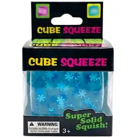 Іграшка-антистрес Сквіш NeeDoh Cube Squeeze Блакитний Куб 1шт