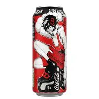 Газований напій Coca-Cola Supercan Zero Sugar Аніме 500мл