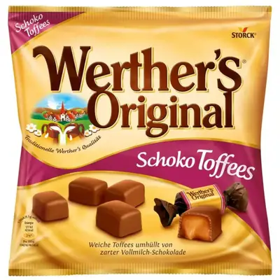 Карамельні іриски Werther's Original Schoko Toffees 180г (8532) фото 1