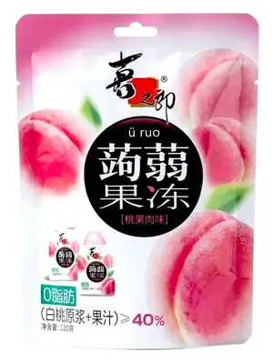 Конжак желе Strongfood Peach Konjac Jell 120г (11032) фото 1