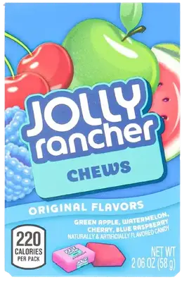 Жевательные конфеты Jolly Rancher Chews Original Flavors 58г (6729) фото 1