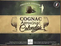 Шоколадні цукерки з алкоголем Abtey Prestige Edition Cognac Armagnac Calvados 200г