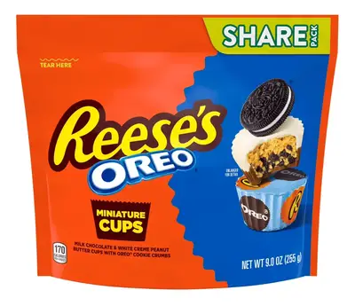 Шоколадные конфеты Reese's Oreo Miniature Cups 255г (9567) фото 1