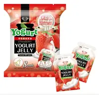 Конфеты жидкое желе Royal Family Strawberry Yogurt Jelly 160г