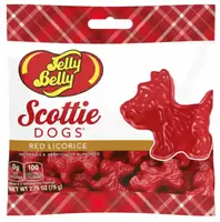 Лакрические жевательные конфеты Jelly Belly Scottie Dogs Red Licorice 78г