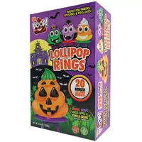 Кільце-Лідянець Halloween Lollipop Rings 192g — 20 шт.