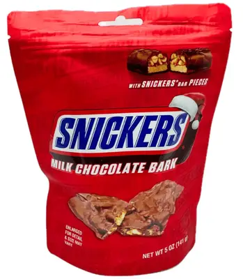 Шоколад Snickers Milk Chocolate Barks 141г (10311) фото 1