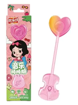 Льодяник Huanledubou Audio Lollipop Disney Princess Білосніжка 15г (10939) фото 1