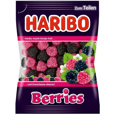 Желейные ягоды Haribo Berries 200g (2578) фото 1