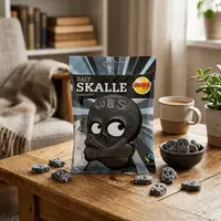Жувальні цукерки Bubs Godis Salt Skalle Gelatinfri 90г