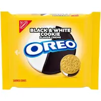 Печенье OREO Black and White Cookie Creme Sandwich Cookies, 302г