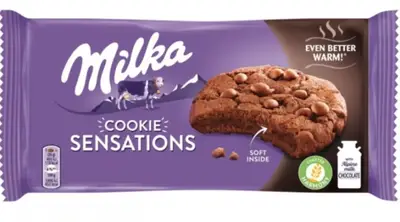 Печенье Milka Cookie Sensations Choco 155 г (7464) фото 1