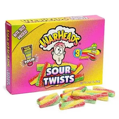 Желейки WarHeads Sour Twists 99g (1201) фото 1