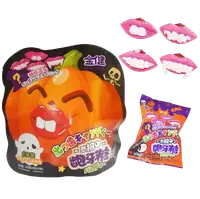Цукерки-льодяники Halloween з полуничним смаком 100г