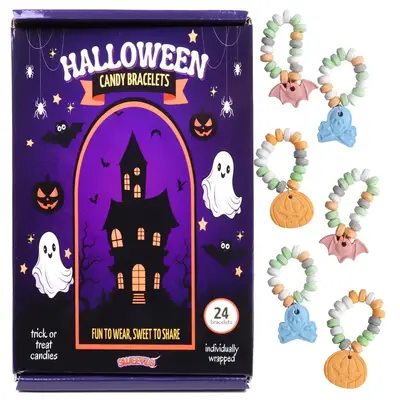 Конфеты-браслеты Halloween Candy Bracelets 24шт (12039) фото 1