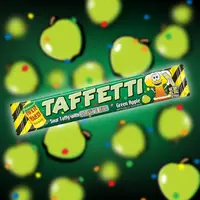 Жувальна цукерка Toxic Waste Green Apple Taffetti Sour Taffy 20г