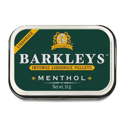 Драже Barkleys Intense Liquorice Pellets Menthol 16г (11168) фото 1
