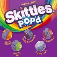 Сублімовані цукерки Skittles Pop'd Creepy Crunch Freeze Dried Halloween Candy 155г