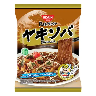 Вермішель швидкого приготування Nissin Ramen Yakisoba Takoyaki Jepang 104 g (5666) фото 1