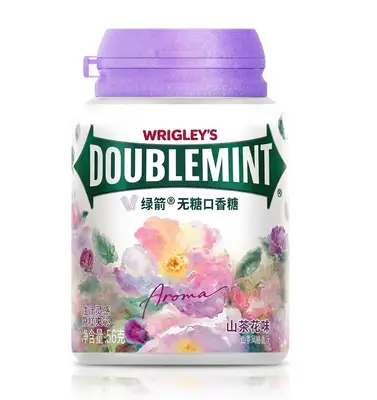 Жевательная резинка Wrigley's Doublemint Без сахара со вкусом Камелии 56г (10948) фото 1