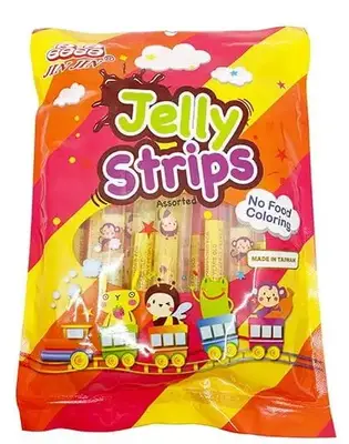Желейки Jin Jin Jelly Strip No Food Coloring 200g (5389) фото 1
