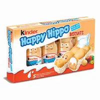 Вафельные батончики бегемотики Kinder Happy Hippo Hazelnut 5шт, 104г