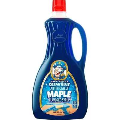 Кленовый сироп Cap'n Crunch's Ocean Blue Maple Flavored Syrup 710 ml (2604) фото 1