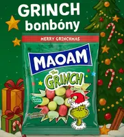 Жувальні цукерки Maoam The Grinch Merry Christmas Candy 175г