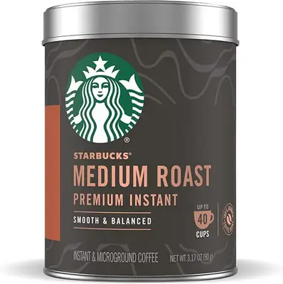 Розчинна кава Starbucks Premium Medium Roast 100% 90g (4643) фото 1