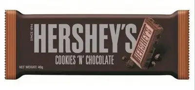 Шоколад Hershey's Cookies Chocolate Bar 40g (11363) фото 1