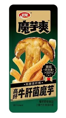 Снек Weilong Konjac Snack с белыми грибами 18г (11226) фото 1