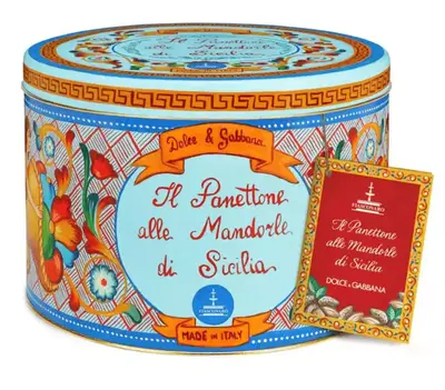 Панеттоне Fiasconaro Dolce &amp; Gabbana Panettone with Sicilian Almonds 1кг (9978) фото 1