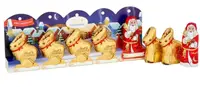 Шоколадные фигурки Lindt Santa Sleigh Milk Chocolate 5 шт